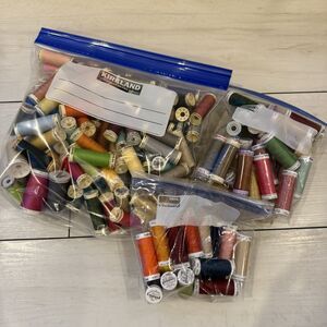 MIXED LOT: Mettler, Gutermann, Sulky Polyester & Cotton Sewing Thread Embroidery